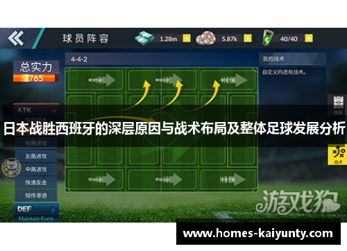 日本战胜西班牙的深层原因与战术布局及整体足球发展分析 日本战胜西班牙的深层原因与战术布局及整体足球发展分析