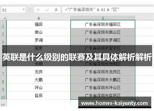 英联是什么级别的联赛及其具体解析解析